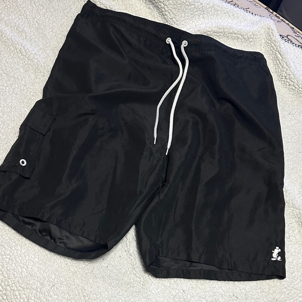 Disney Black Men's Swim Board Shorts